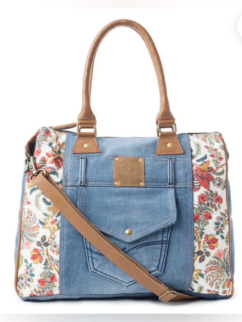 MYRA Crimson Glade Tote Bag great look